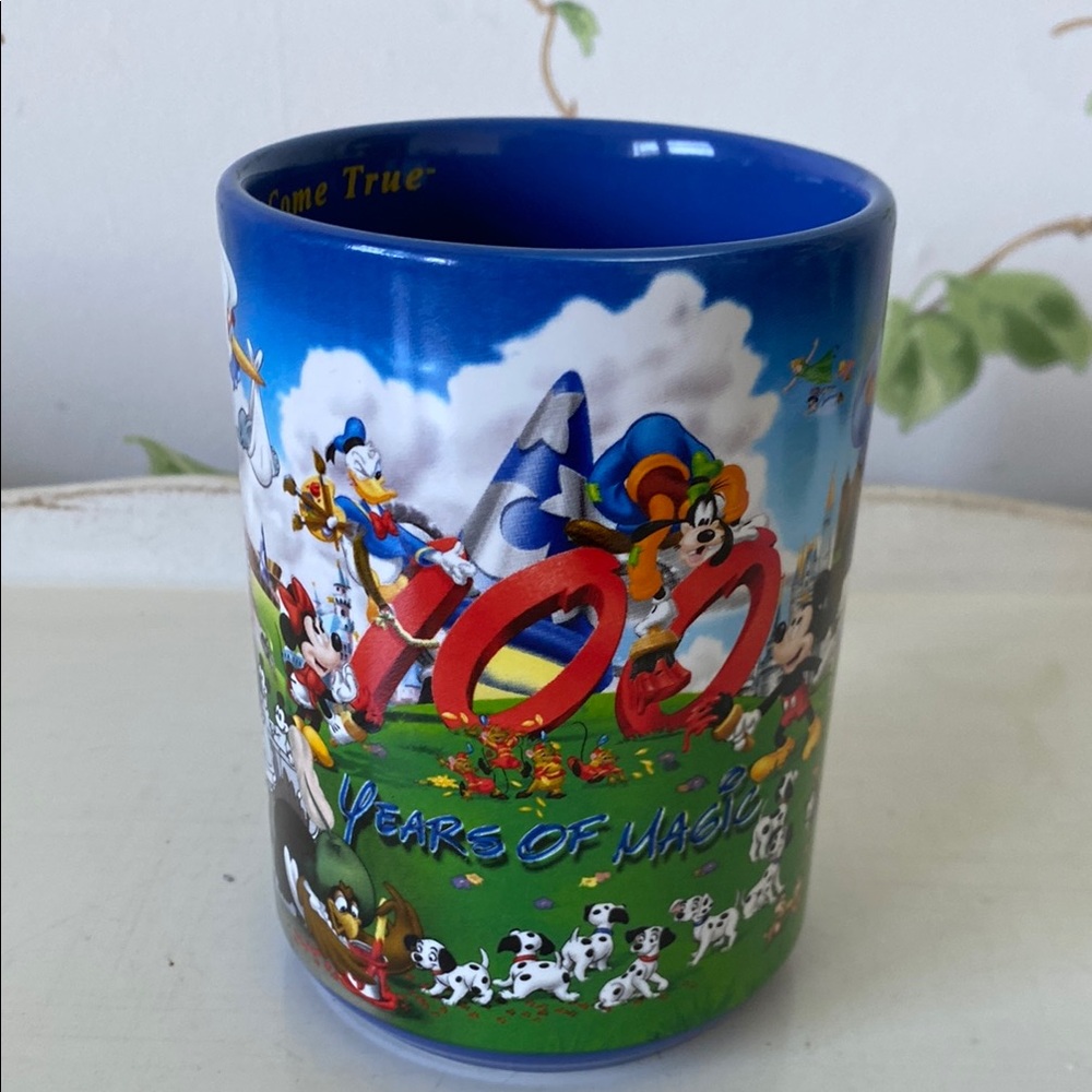 Disney 100 Years of Magic Walt Disney World Collectible Mug. Made in Thailand.